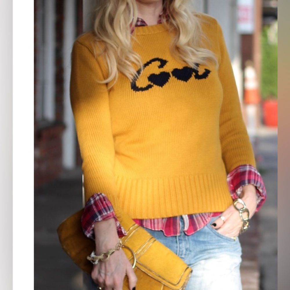 ZARA Knit Thick Top 🍁Mustard Color small